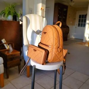 Guess Backpack and wallet set.